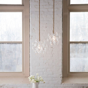 נדבי כדור זכוכית מנופחת נדלית תליון עיצוב מודרני תליית אור לסלון חדר אוכל וילה - Product Image 2