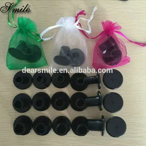 2 Colors 3 Different Sizes 100 pairs PVC High Heel Protectors, AntiSlip High Heeler Dance Shoe Stoppers with Gift Bag