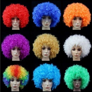 Parrucca colorata per Costume <span class=keywords><strong>da</strong></span> Clown-<span class=keywords><strong>accessori</strong></span> per Costume parrucca Afro Clown multicolore - Product Image 2