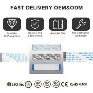 كابل دوبونت مسطح مرن AWM 20706 105C 60V VW-1 مع حلقة توصيل لأنظمة التحكم الصناعية ومحركات السيرفو - Product Image 4