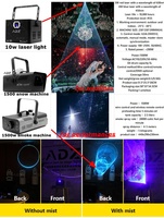 ADZ 2w 3w 5w 10w Lumière Laser de Mariage Effet Cendrillon Cube LED Lumières Laser pour Scène DJ Performance Éclairage de Piste de Danse