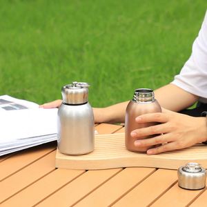 Portable Small Fat Ding Handle Cup 300Ml Fashion Small Size Novelty Vacuum Cup Portable Stainless Steel <b>Mug</b> for Kids - Product Image 4
