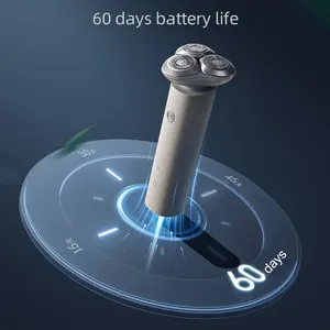 मी मिजिया इलेक्ट्रिक शेवर s101 बढ़ी हुई शेविंग मशीन पुरुषों के लिए वाटरप्रूफ ड्राई गीले गीले बालों वाली दाढ़ी ट्रिमर - Product Image 3