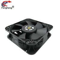 Ventilateur de refroidissement DC à grand volume d'air 12VDC 1.25A 2.80A Ventilateur à flux axial à cadre en plastique à lame en plastique 20060