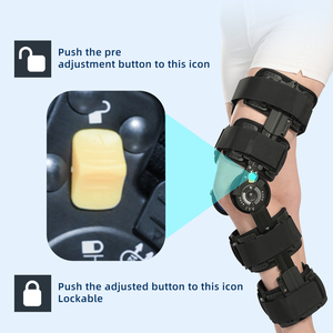 Penyangga Kaki Ortopedi Medis ROM, Penyangga Lutut Medis untuk Patah Tulang Pasca Operasi, Pasien OA, Perlengkapan Terapi Rehabilitasi - Product Image 4