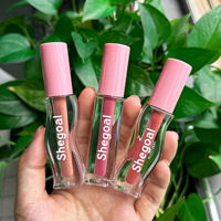 Gloss à lèvres imperméable longue tenue, logo et couleur personnalisables, gloss à lèvres brillant non collant pour femmes