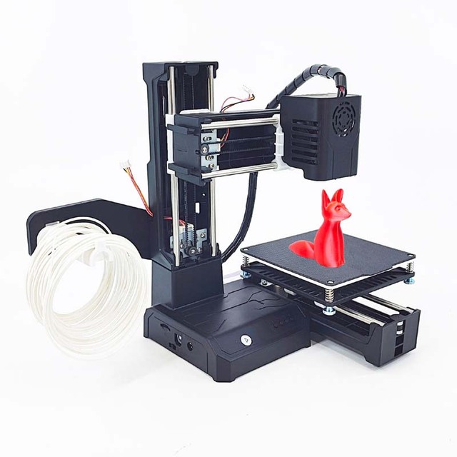 3D Printer Mini Desktop Machine for Kids Educational Easy to Use Entry Level Toy Gift Mini 3D Printer