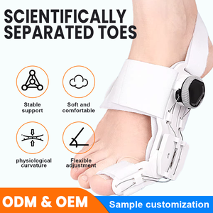 Orthèse Hallux Valgus Protrusion du gros orteil Séparateur d'orteils chevauchants Bouton de jour et de <span class=keywords><strong>nuit</strong></span> Orthèse réglable - Product Image 3
