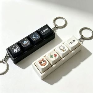 Llavero Personalizado con Tecla de Teclado y Diseño de Logotipo, Llavero de Teclado DIY para Aliviar el Estrés, Tecla de Acrílico Personalizable - Product Image 3
