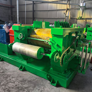 토플릿 정밀 고무 정제 밀 캘린더 시스템 75kw 모터 타이어 제조용 재생 고무 재가공용 - Product Image 1