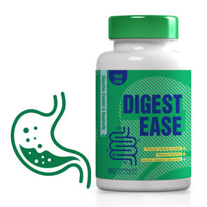 Günlük Sindirim Desteği için Psyllium Kabuğu Tozu, Zencefil Kökü Ekstresi ve Rezene Çekirdeği Ekstresi İçeren Sindirim Kapsülleri - Product Image 2