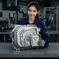 Boîtier de transmission en aluminium moulé sous pression de précision pour remplacement automobile, services de moulage sous pression d'aluminium sur mesure