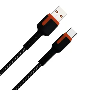 3ft 10ft עובש דו צבעים כבל USB מסוג C 3A טעינה מהירה כבל USB C קלוע לסמסונג גוגל פיקסל מטען USB C