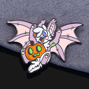 Badge en émail plaqué en gros à bas prix, conception personnalisée, badge de revers en forme de dinosaure sacré, logo personnalisé, badges de revers en émail - Product Image 3