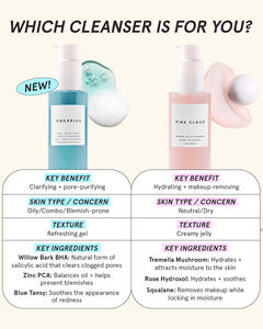 Nhãn hiệu riêng 100ml dưỡng ẩm lỗ chân lông làm sạch mặt rửa mặt sữa rửa mặt Aquarius BHA + màu xanh Tansy rõ ràng Sữa Rửa Mặt Gel - Product Image 6