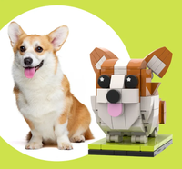 Bloques de Construcción Personalizados para Mascotas OEM ODM, Modelo de Perro o Gato Personalizado, Diseño con Foto, Regalo para Amantes de las Mascotas, Decoración del Hogar