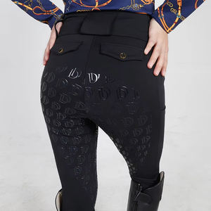 KY1009 80% 나일론 20% 스판덱스 숙녀 승마 바지 승마 의류 기사 장비 전체 좌석 실리콘 바지 - Product Image 1