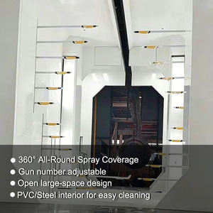 Cabina de Pintura Automática GH con Filtro de Polvo Doble Grande y Horno de Curado para Perfiles de Aluminio - Product Image 3