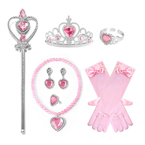Disfraz de Princesa para Niñas, Vestido Rosa de Spandex/Algodón para Representación Teatral de la Bella Durmiente - Product Image 4