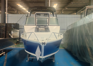 Barcos de cabina central con techo rígido extendido de aluminio 5,9 M <span class=keywords><strong>Gospel</strong></span> Cuddy Cabin Barco de pesca de aluminio con parabrisas para uso familiar - Product Image 4