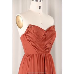 Đa-Cách Chuyển Đổi Phụ Nữ Tuyệt Đẹp Mùa Hè Ăn Mặc Gỉ Red A-Line Không Tay Thanh Lịch Voan Đám Cưới Bên Buổi Tối Phù Dâu - Product Image 5