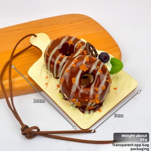 Nuevo Adorno Decorativo Creativo para el Hogar, Simulación de Donut Hecho a Mano, Modelo de Pastel de Chocolate, Adhesivo para Refrigerador con Diseño de Comida - Product Image 6