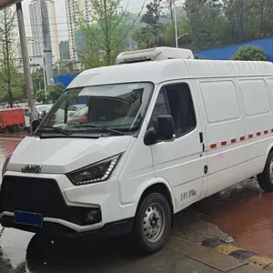 2024 Nova China Novo caminhão refrigerado de transporte de alimentos congelados de 2 toneladas Van refrigerador para venda