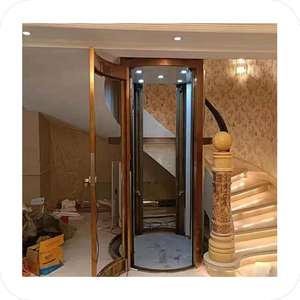 Preço de Fábrica Elevador Residencial de Alta Qualidade para 2-4 Andares Interno/Externo Design Moderno Elevador de Passageiros com Recursos de Segurança para Villa - Product Image 2