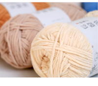 Stock Cute Bean 50G Dyed Chunky Chenille Type 100% Polyester Yarn for Hand Knitting Blankets Bags Pillows High Tenacity