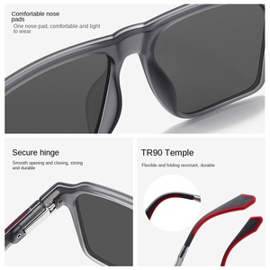 <span class=keywords><strong>TR</strong></span> 90 Ultra-leggero UV 400 occhiali da sole polarizzati per gli uomini sport all'aria aperta di guida rettangolo specchio blu per europa stati uniti - Product Image 3