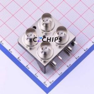 DOSIN-801-0014 RF Coaxial Connector Through hole Component (THT) Connector Board-to-Board Inner Hole 4 9.5mm - Product Image 1