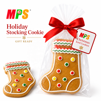 Biscuits décorés de Noël Bonhomme de pain d'épice Biscuits croustillants sucrés