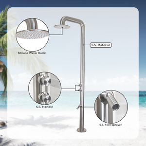 Panneau de <span class=keywords><strong>douche</strong></span> extérieur <span class=keywords><strong>pour</strong></span> <span class=keywords><strong>piscine</strong></span> en acier inoxydable, support de <span class=keywords><strong>douche</strong></span> extérieur, <span class=keywords><strong>douche</strong></span> de <span class=keywords><strong>piscine</strong></span> - Product Image 3