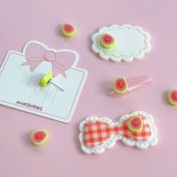 Mini Hart Guave Voedsel Spel Fruit Gesneden Sieraden Decoratie DIY Handgemaakte Hars Versiering Hanger