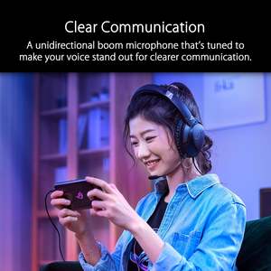 Casque de jeu filaire ROG Strix Go Core avec transducteur dynamique, en plastique, 3,5 mm, circum-auriculaire, noir, pour PC, Mac, Nintendo – Vente en gros - Product Image 5