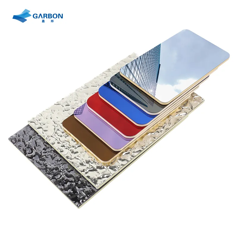 Mirror foam board l WPC integrated wall panel corrugated plate