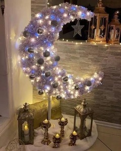 Albero della Luna Personalizzato 1,8m per Eid, Decorazione Artificiale per Ramadan, Fornitura di Fabbrica per Moschee e Cortili, Stile per Celebrazioni Festive <span class=keywords><strong>Islamiche</strong></span> - Product Image 4