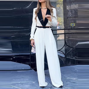 Abbigliamento donna su misura due pezzi, set corto estivo 2 pezzi set plus size da donna 2024 abiti coordinati/ - Product Image 1