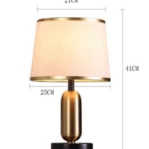 European Minimalist Modern Nordic Light Table <b>Lamp</b> American Creative Luxury <b>Bedside</b> Desk <b>Lamp</b> for Home Use <b>Touch</b>-Sensitive - Product Image 2