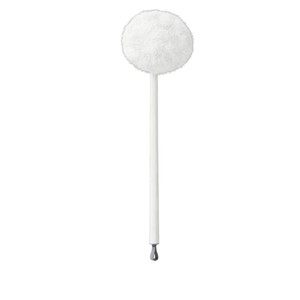 Cloud Shaped Spherical Bath <b>Brush</b> White <b>Long</b> <b>Handle</b> For Bathtub Toilet Cleaning No Damage To Glaze - Product Image 2