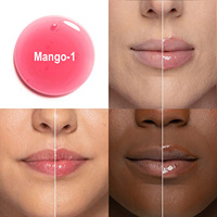 Gloss à lèvres personnalisé avec logo privé - Transparent, brillant, rose nude, végan, sans cruauté, maquillage pour les lèvres pour tous les jours et les soirées, faible MOQ