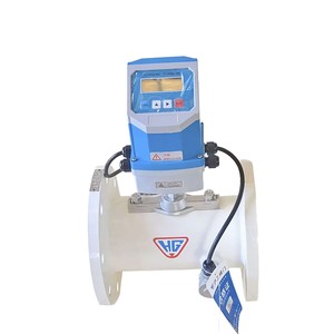 Débitmètre ultrasonique Shanghai Hugong à bride pour section de tuyau, pour liquides et eau, en plastique, précision 1 % - Product Image 4