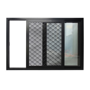 4 pies x 4 pies Turved Drive Thru Electric Tall Sliding Open Glass Multi Slide Pocket <span class=keywords><strong>Puertas</strong></span> Ventanas <span class=keywords><strong>de</strong></span> aluminio Precio Cortina - Product Image 1