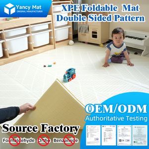 Alfombra de Juego para Bebés, Nueva, Moderna y Encantadora, Alfombra de Actividades para Gatear, Doble Cara - Product Image 1