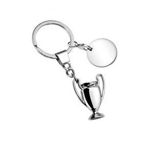 Mini trophée porte-clés en métal, mousqueton porte-clés mini trophée, ouvre-bouteille en alliage d'acier inoxydable, porte-monnaie avec logo gravé au laser - Product Image 2