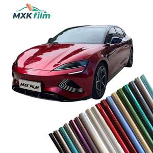 Vinilo para Envoltura de Autos en Blanco, Rojo, Morado Mate, Rojo Negro, Rojo Sangre, Verde y Rojo Personalizado - Product Image 1