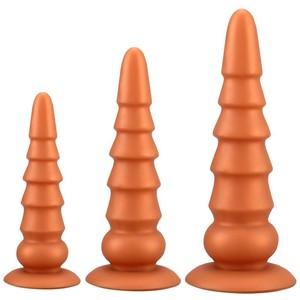 <span class=keywords><strong>Plug</strong></span> anal en forme de pyramide pointue, unisexe, en silicone souple, pour l'expansion des pores, masturbateur, outil sexuel pour adultes - Product Image 2