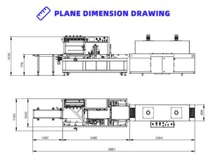 Machine automatique d'emballage de <span class=keywords><strong>Film</strong></span> rétractable, enveloppe de flux automatique à grande vitesse, Tunnel de rétrécissement Horizontal - Product Image 5