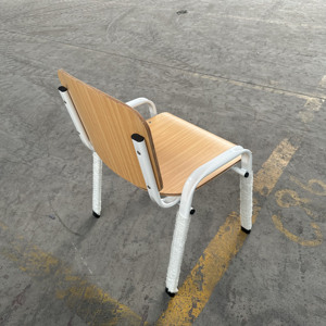 Rắn gỗ sinh viên đại học ký túc xá Ghế Trường Lớp học đào tạo ghế nghiên cứu dày - Product Image 5