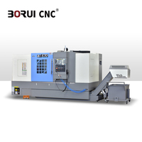 Tour CNC à banc incliné rigide BR570 avec banc en fonte intégré pour une stabilité supérieure et une évacuation efficace des copeaux